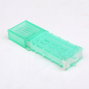 Beekeeping tools blue plastic double house queen bee cage for sale