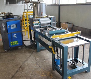 Fully automatic beeswax foundation sheet machine