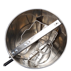 2 frame manual stainless steel honey extractor for sale