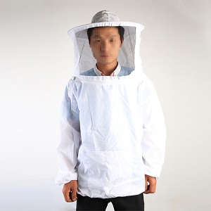 Beekeeping equipment white polyester cotton bee clothing for sale